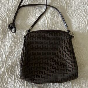 Elegant Brown Patterned Shoulder Bag